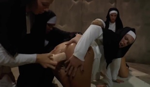 A life in the convent is really boring. There are so many rules and restrictions. So the nuns pass the free time they have by having group sex with every other.