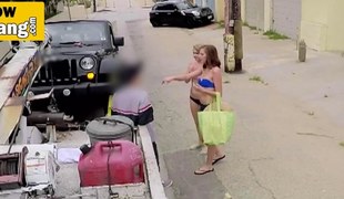 Bisexual in nature's garb girlfriends hawt double blowjob with fake tow driver
