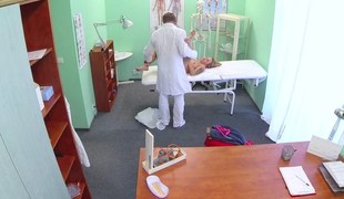 Euro patient gets a load blown inside her