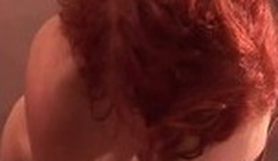 Hottest pornstar Audrey Hollander in outstanding group sex, redhead sex movie scene