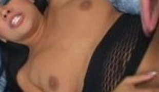 Lewd pornstar Cassandra Cruz in eager facial, pov sex clip