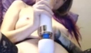 tiener kniekousen vibrator webcam