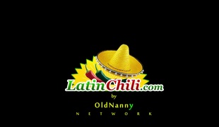 Latinchili Aged plays and masturbates with her cum-hole