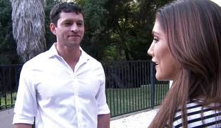 August Ames drilled by her visitor